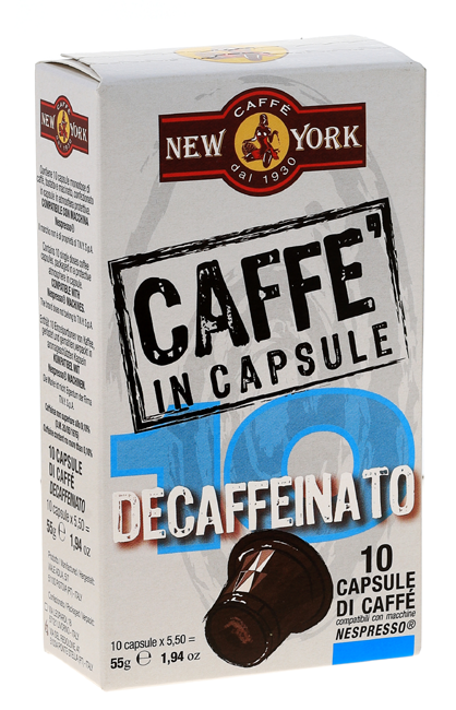 CAPSULE NESPRESSO 10PZ - DECAFFEINATO - LATERALE SINISTRO_h650pixel