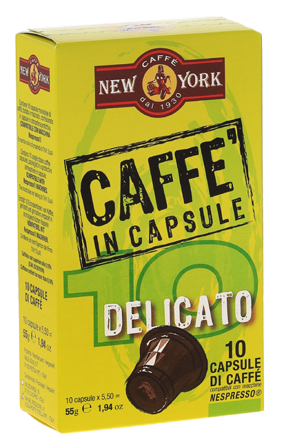 CAPSULE NESPRESSO 10PZ - DELICATO - LATERALE SINISTRO_h650pixel