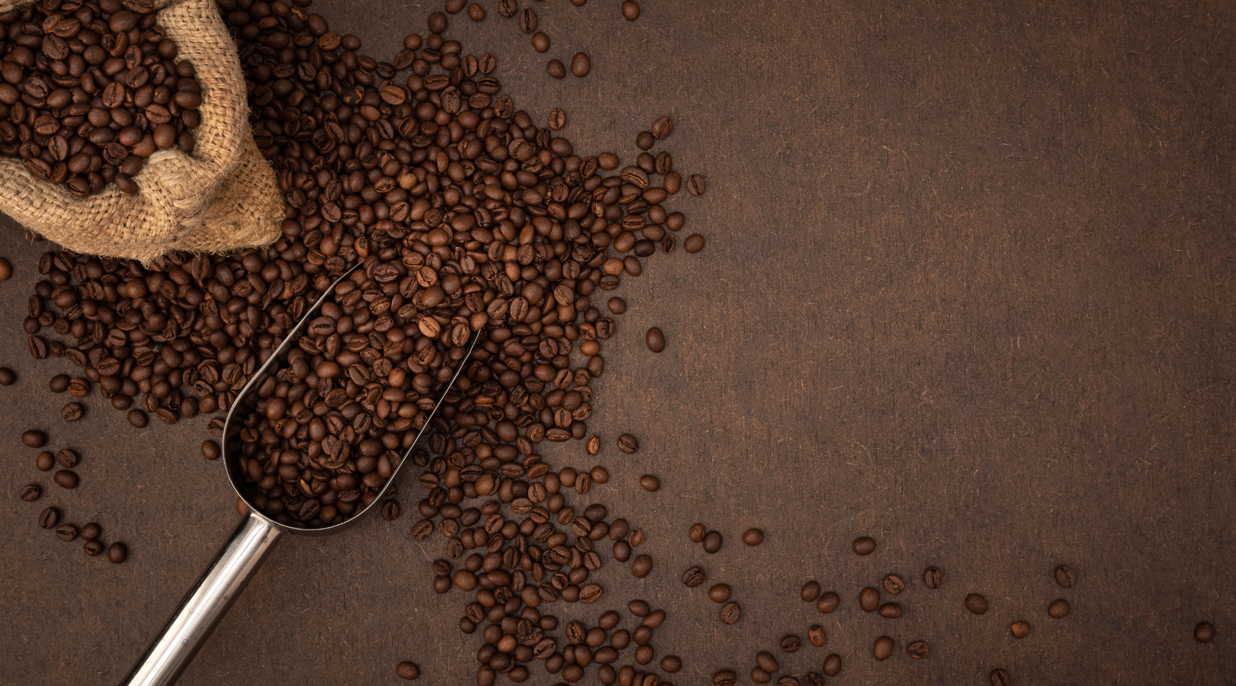 chicchi di caffè tostati per introdurre alla storia del caffè e le sue origini. dove è nato il caffè e come è arrivato in europa. Quando sono stati scoperti i benefici del caffè